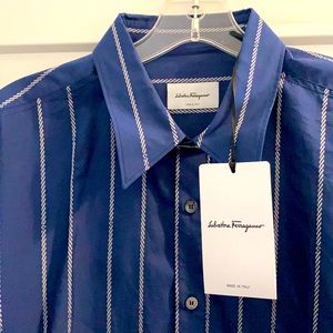 Salvatore Ferragarmo Shirt L NWT